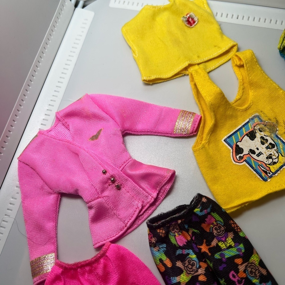 Vintage Mattel Barbie Clothing Doll Mix Lot Troll Pants Pilot Jacket - Picture 3 of 10